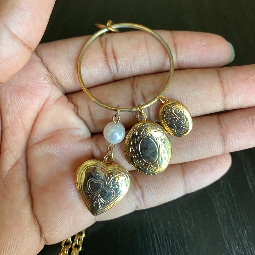 Three Charm Necklace